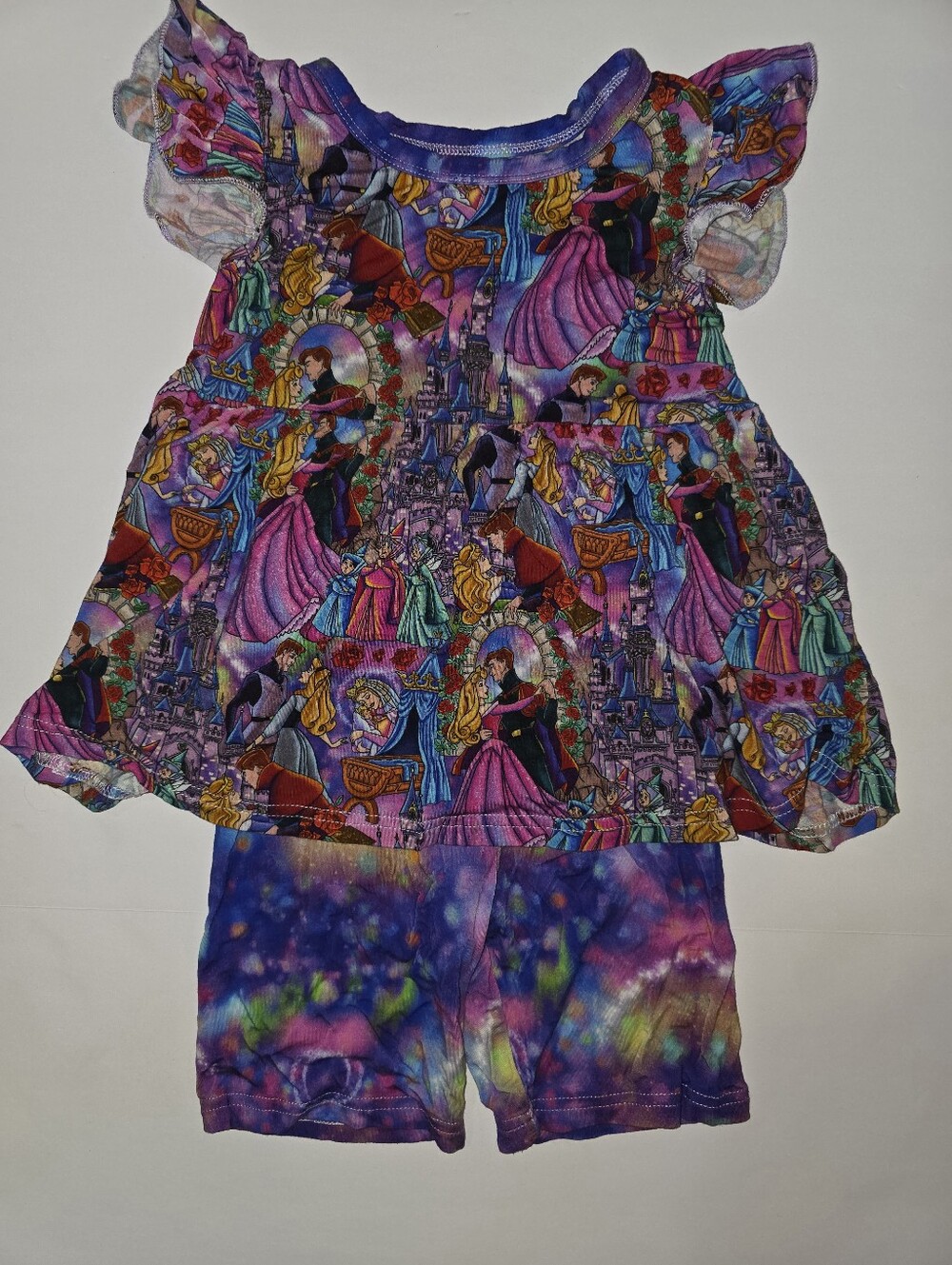 Minky Dreamers Peplum And Shorts